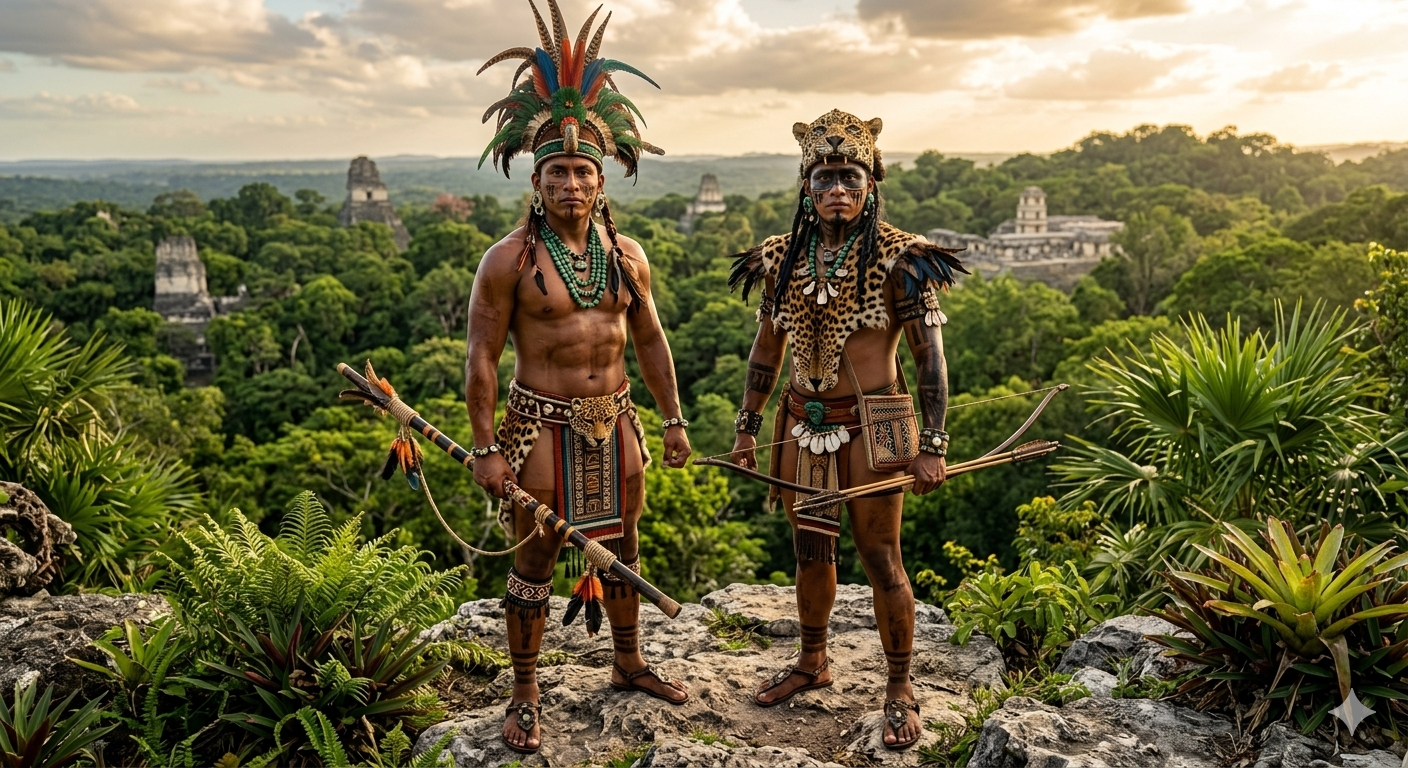 Hunahpú e Ixbalanqué - Héroes Gemelos Mayas